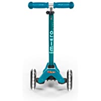 Micro® Mini Deluxe LED- Original Design 2-5 Años- Peso 1-95kg- Carga Máx 50Kg- Altura 48-68 cm- Patinete 3 Ruedas con…